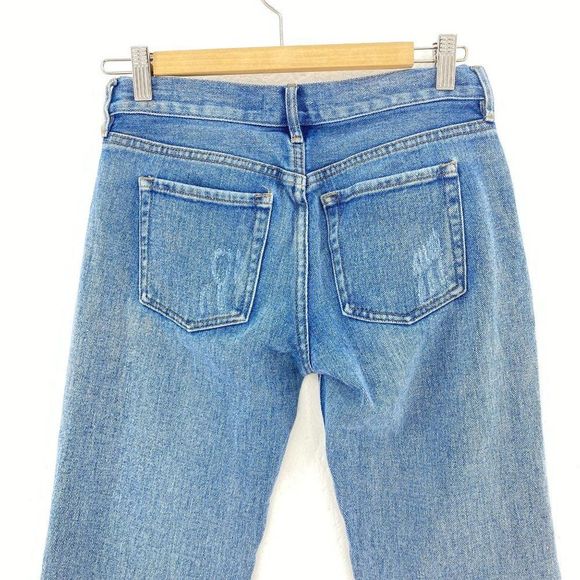 PACSUN Ripped Light Wash Boyfriend Blue Jeans - Picture 6 of 6